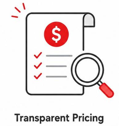 transparent pricing